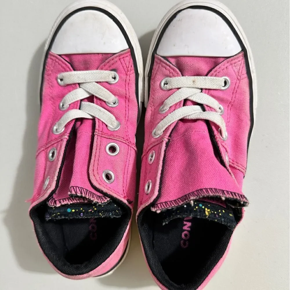 Converse All Star Maddie Stars Pink child size 13 shoe